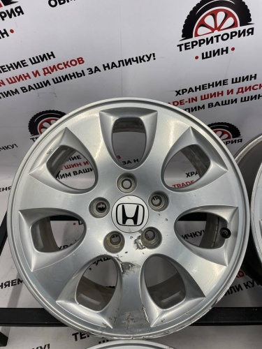 Литые Honda R16 5x114.3 ЦО61 ET55 6J