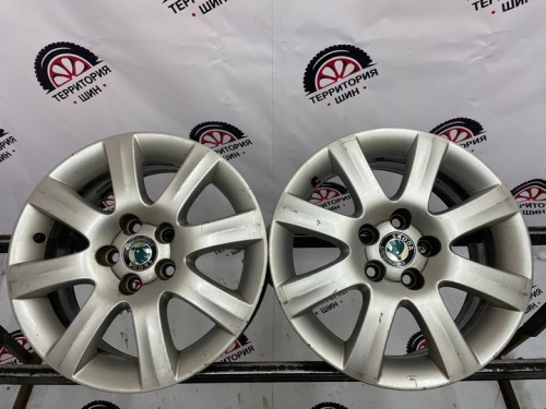 Литье Шкода R15 5*100 ЦО 51.1 ET43 6J